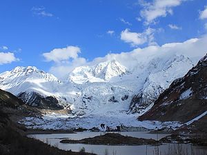 中国十大最美冰川之一，米堆