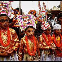 烂在尼泊尔(3)----与死神玩乐的Gai Jatra节