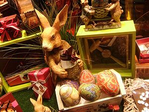 复活节的斑斓彩蛋